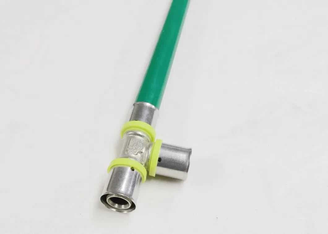 50mm Multilayer PE-Al-PE Pipe Green Color Straight