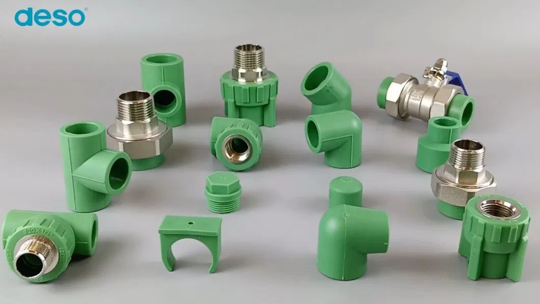 Deso Aenor Certificate High Quality PPR Connector Pipe Reducer Fitting PPR Fusion Socket