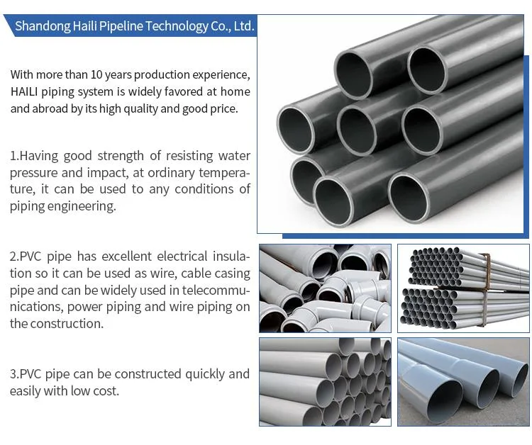 Water Pipe Best PVC Pipe for Water Supply Nigeria