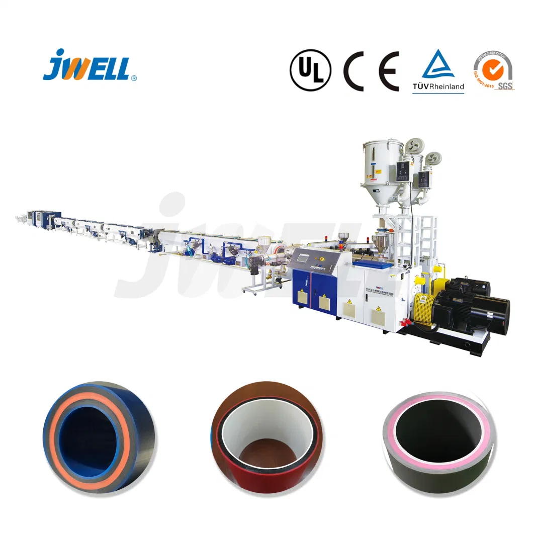 Jwell HDPE Mult-Layer Co-Extrusion Plastic Pipe Extrusion Line for Chemical Liquid