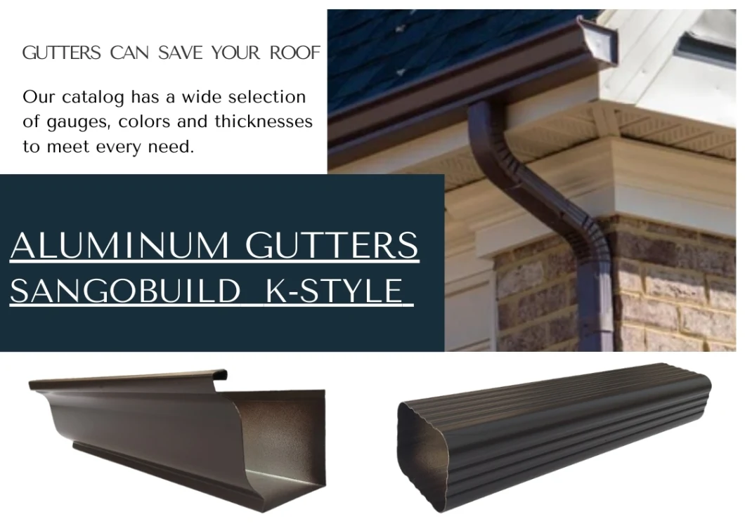 Kenya PVC Rain Gutters and Downspouts Price Water Pipes PVC