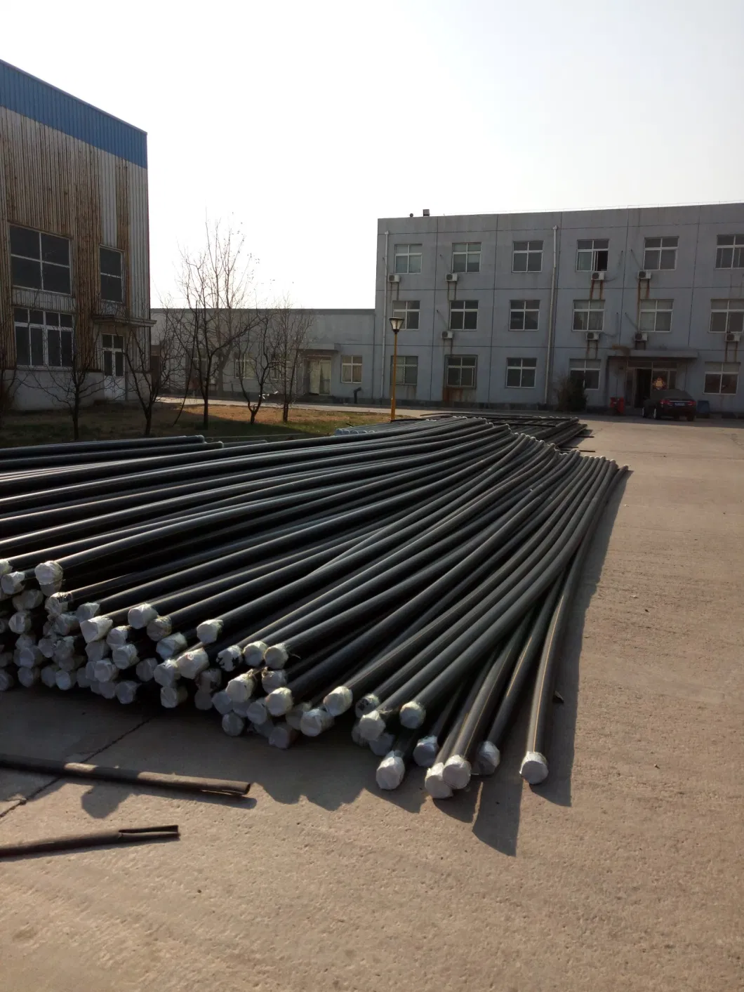 HDPE Gas Pipe with Yellow Stripe