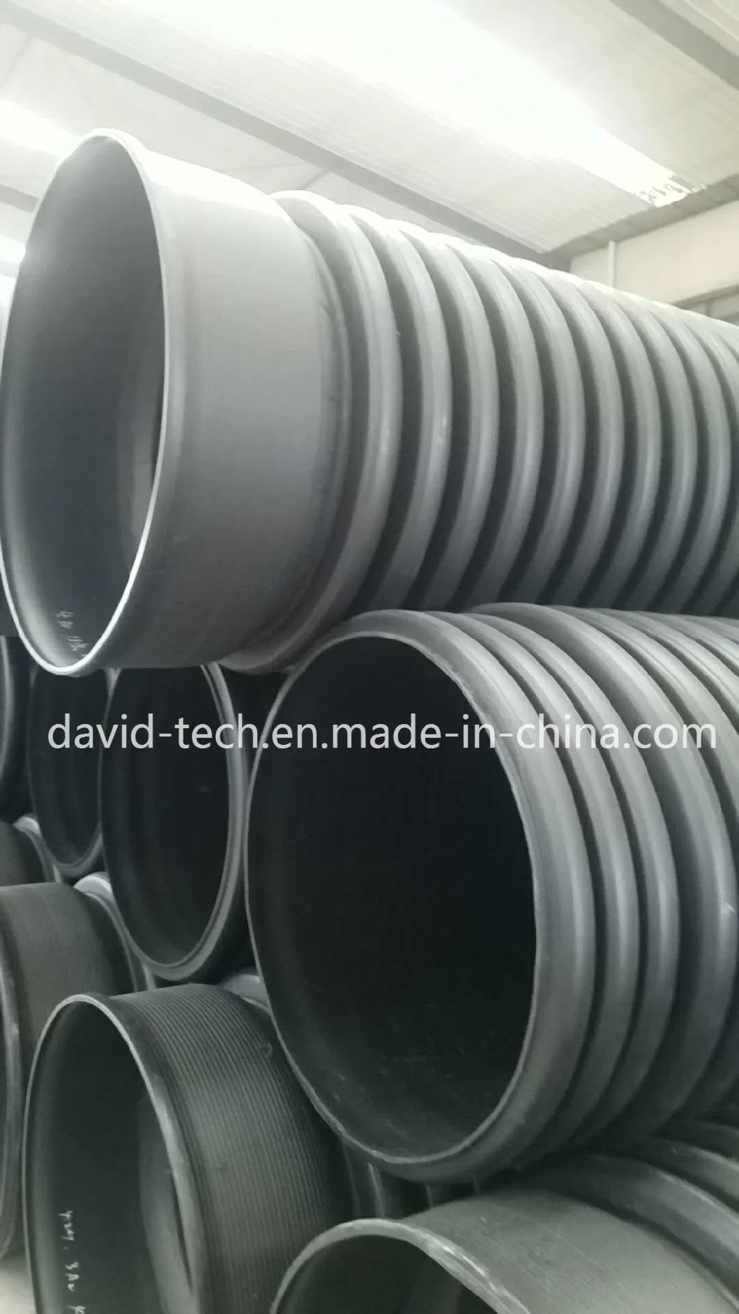 HDPE Double Wall Corrugated Drainage Sewer Cleaning Pipe