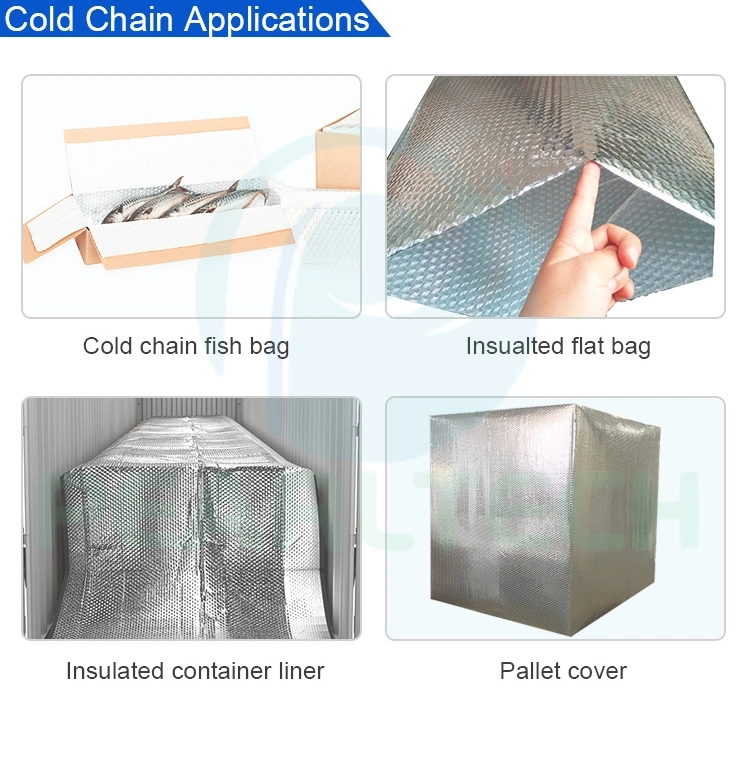 Customised Aluminum Foil Faced-Air-Bubble-for Pipe Insulation Materials