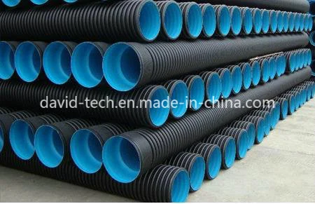 HDPE Double Wall Corrugated Drainage Sewer Cleaning Pipe