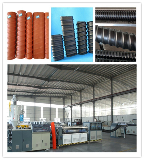 Corrugated Flexible Pipe Machine HDPE Pipe Extrusion Line