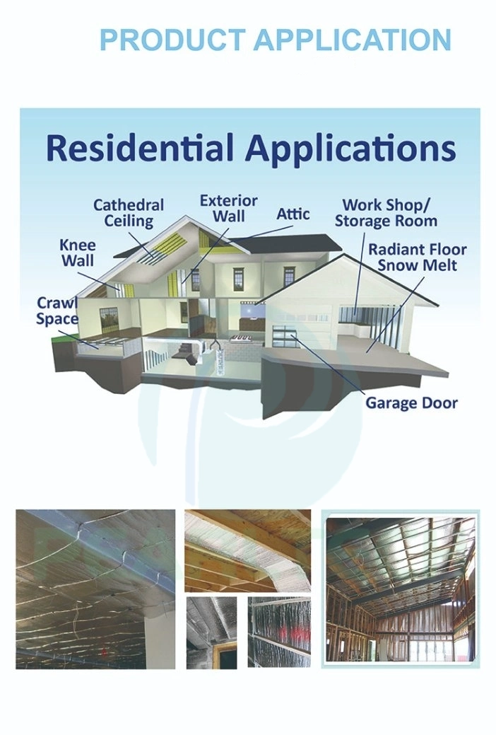 Customised Aluminum Foil Faced-Air-Bubble-for Pipe Insulation Materials