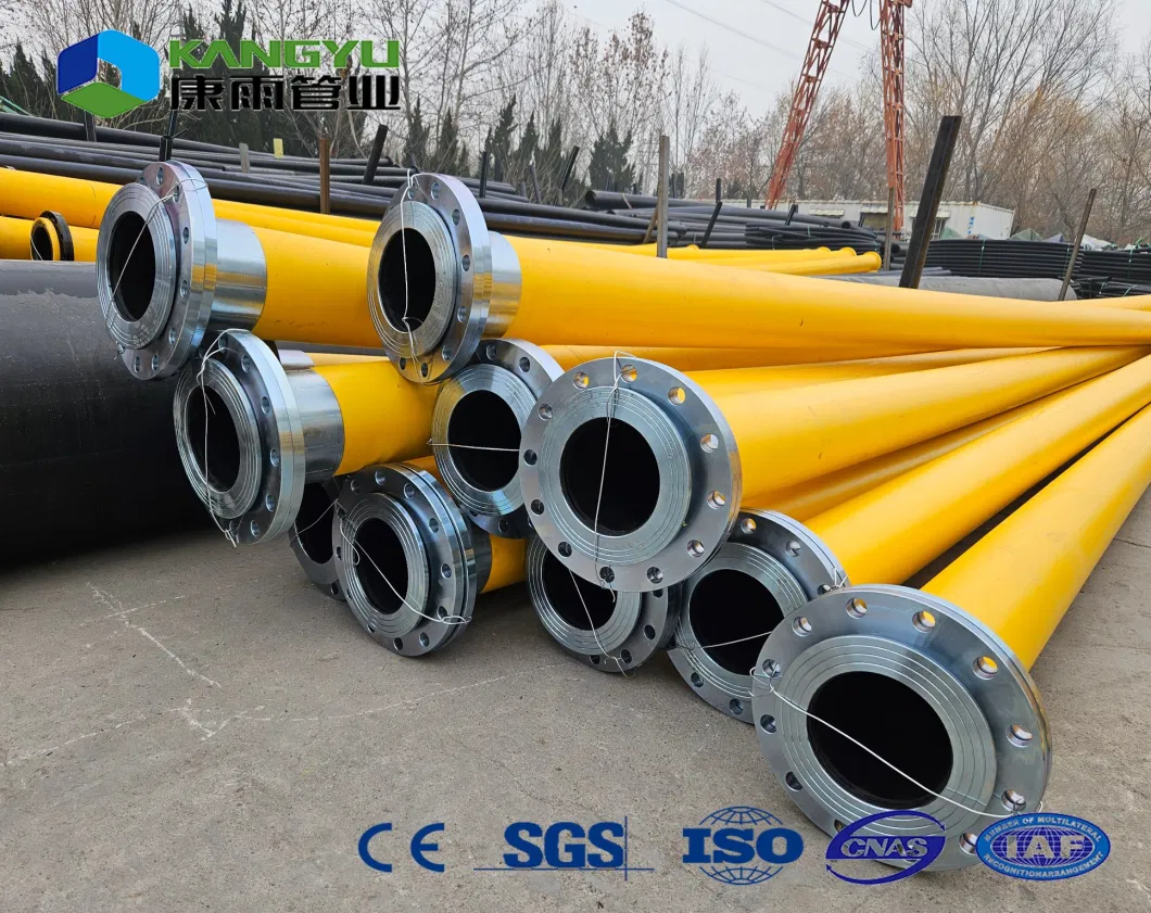 China Supplier Steel Mesh Frame HDPE Composite Pipe 3.5MPa