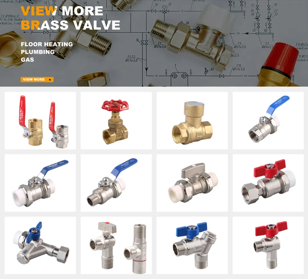 OEM Factory Brass Ball Valve Casting Body Wog 300 Gas Oil Water Plumbing Pipe Wholesale Vietnam Manufacturer