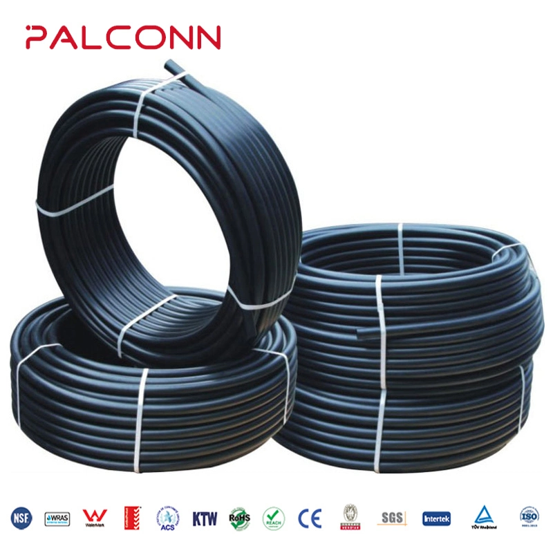 CE Certificated PE100 50*2.3mm Pn6 Black Irrigation HDPE Pipe and Fittings