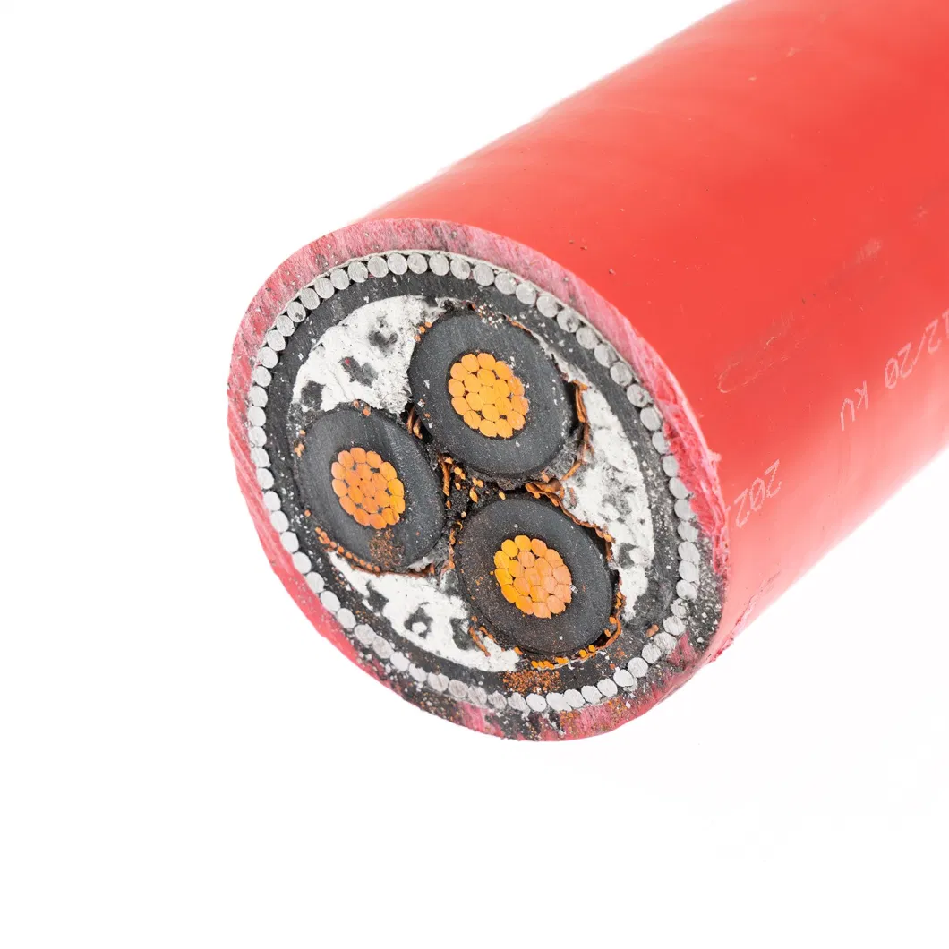 6-35kv 1*500sqmm Power Cable 11kv 3X120mm2 XLPE/Steel Wire Armoured/HDPE Sheath Cable