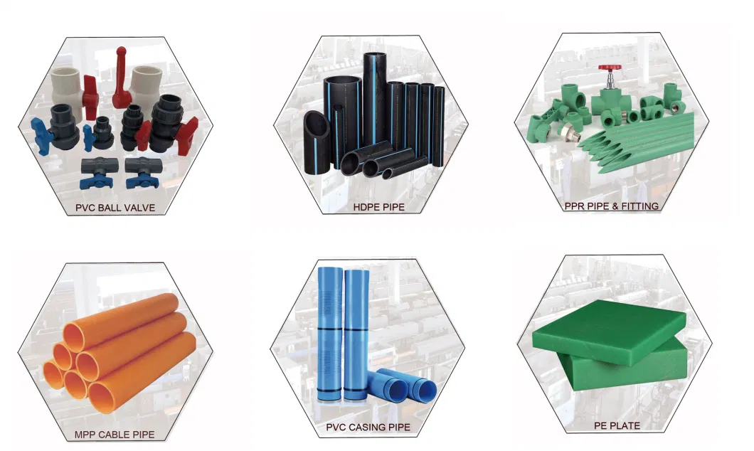 10inch Size of HDPE Plastic Pipe List