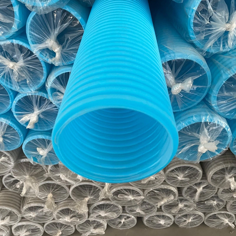 OEM Green/Blue/Black Color 32mm HDPE Corrugated Pipe