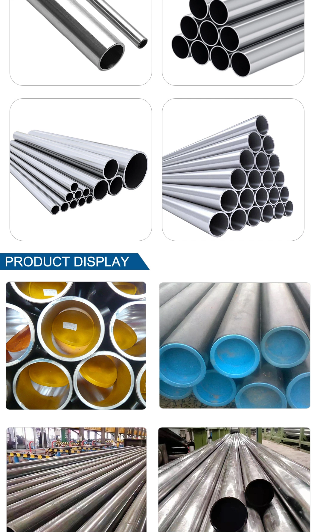 DIN 2391 St. 52 (BK+S) Tolerance H8 Seamless Honed Steel Pipe