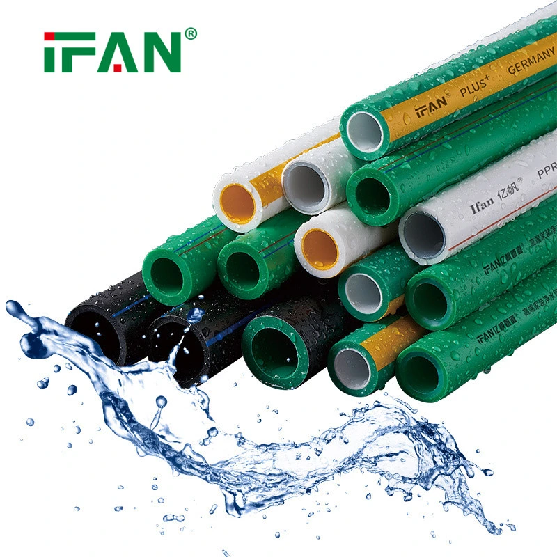 Ifan PPR PVC Pex PP Tuyau Plastic Water Supply Green PPR Pipe