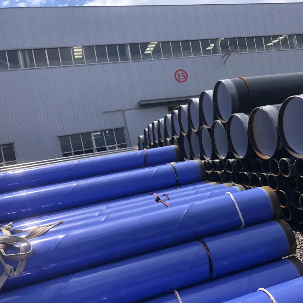 HDPE Coated 3PE 2PE Coating Steel Pipe of 5m-14m Length