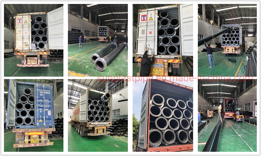 HDPE Dredge Pipe / HDPE Dredging Pipe / HDPE Flanged Pipe for Dredger