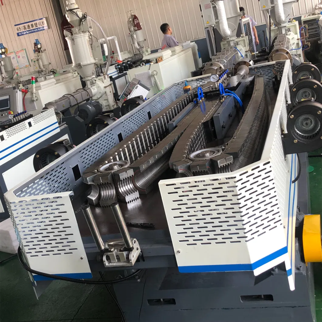 High Quality PP PE Single/Double Wall Corrugated Pipe Extruder Machine