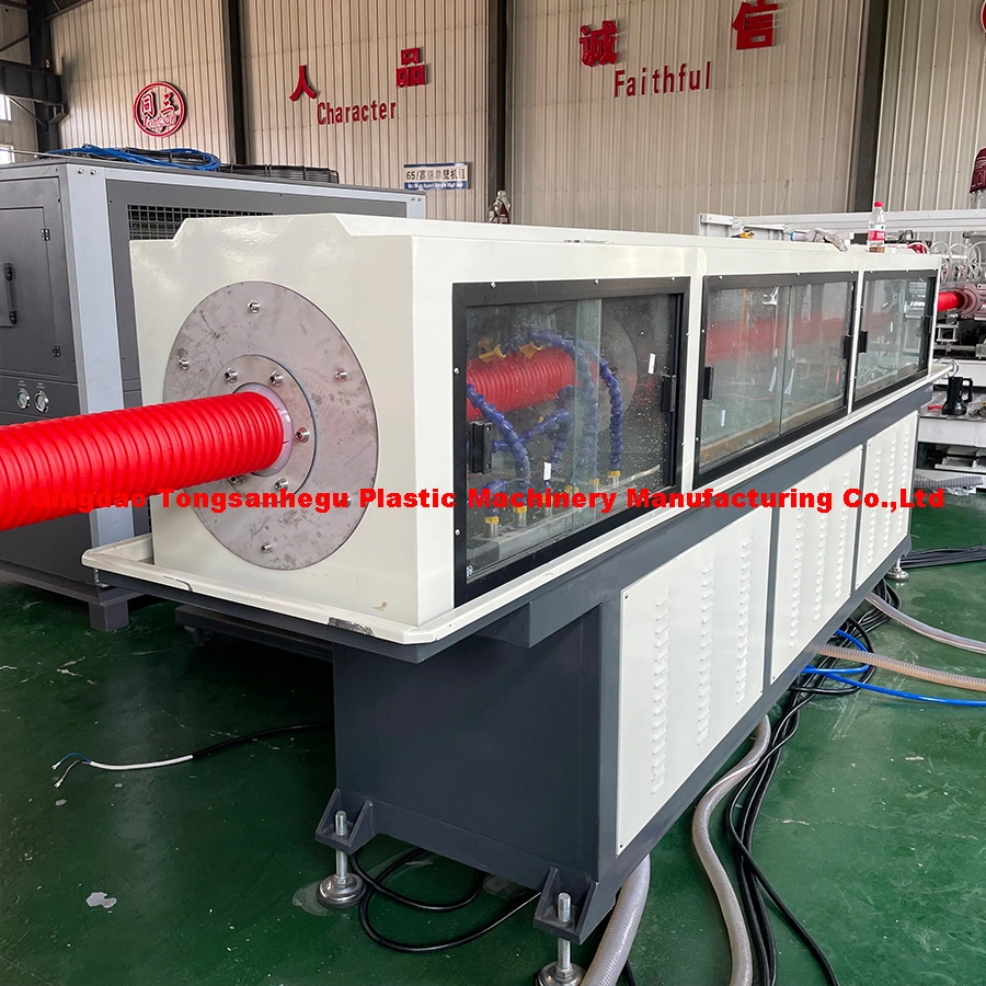 High Quality PP PE Single/Double Wall Corrugated Pipe Extruder Machine