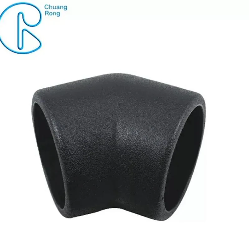 HDPE Black Socket Elbow 45 Degree Fast Pipe Fitting Elbow