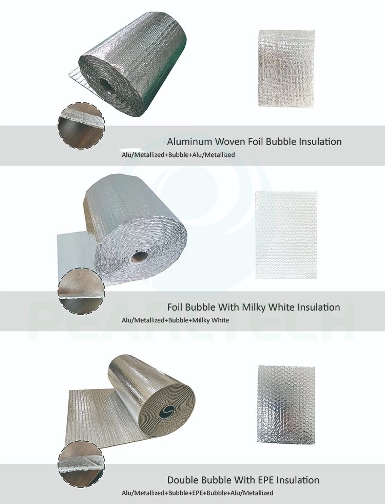 Customised Aluminum Foil Faced-Air-Bubble-for Pipe Insulation Materials