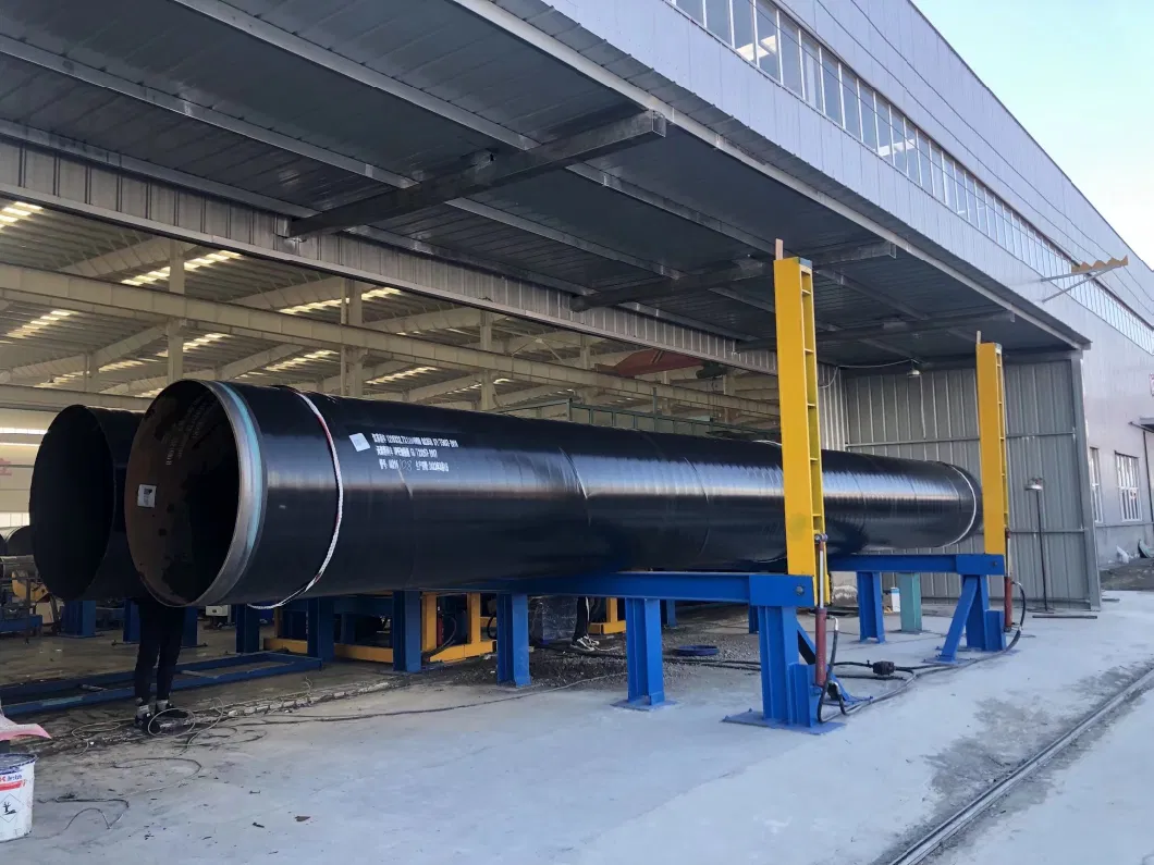 HDPE Coated 3PE 2PE Coating Steel Pipe of 5m-14m Length