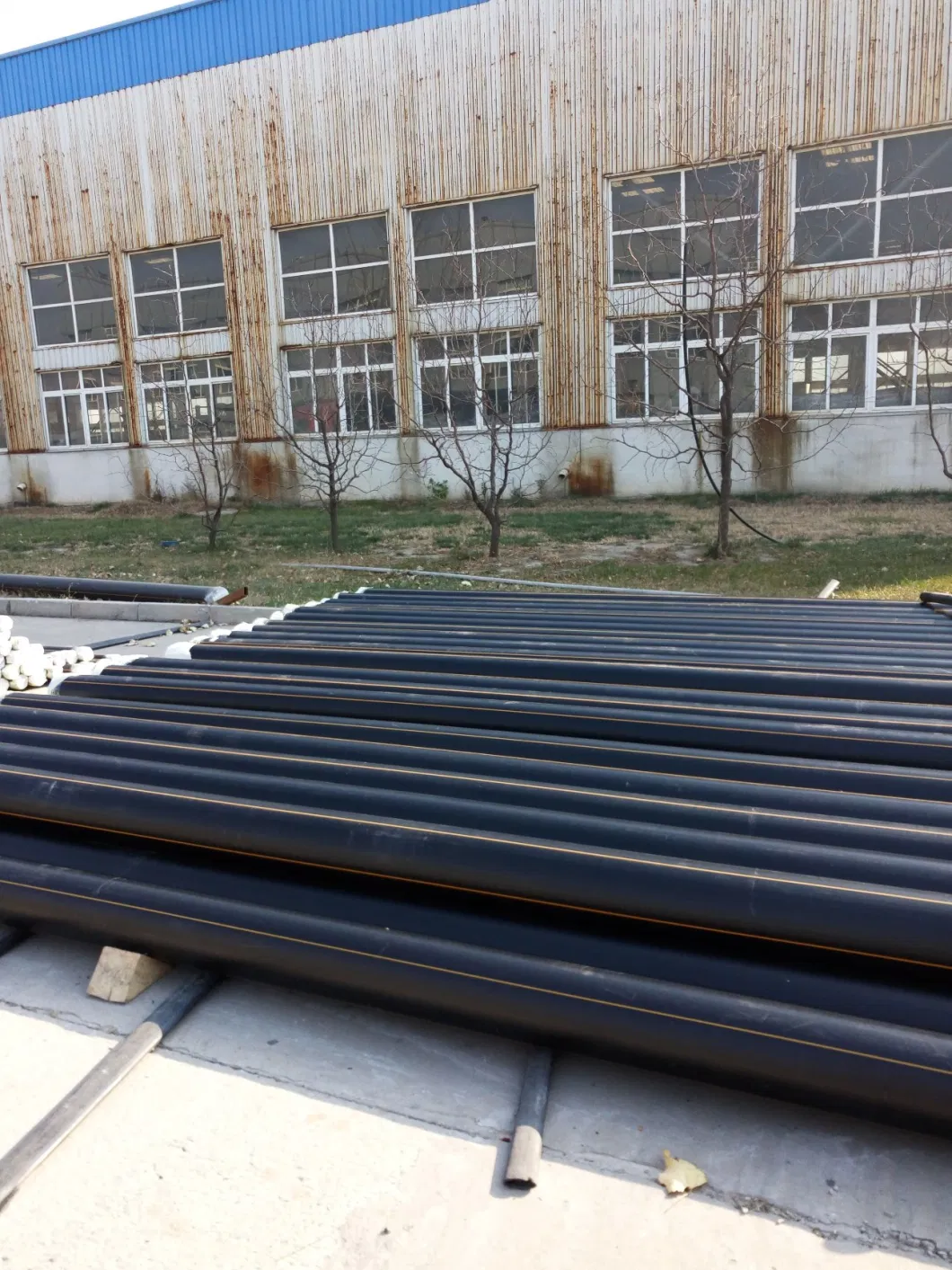 HDPE Gas Pipe with Yellow Stripe