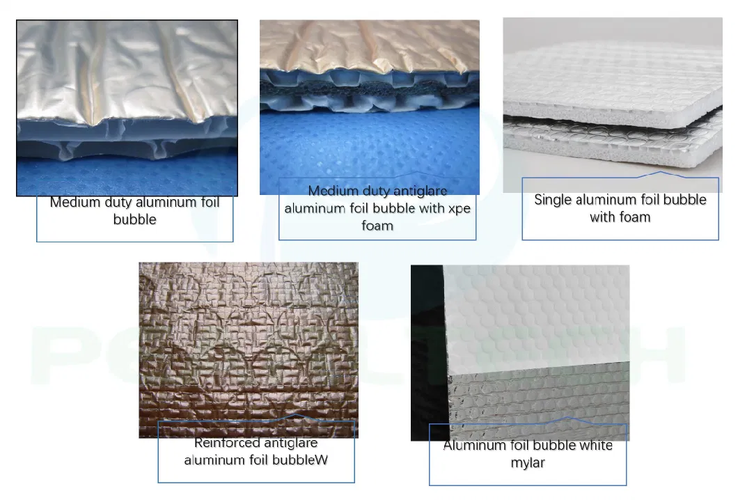 Customised Aluminum Foil Faced-Air-Bubble-for Pipe Insulation Materials