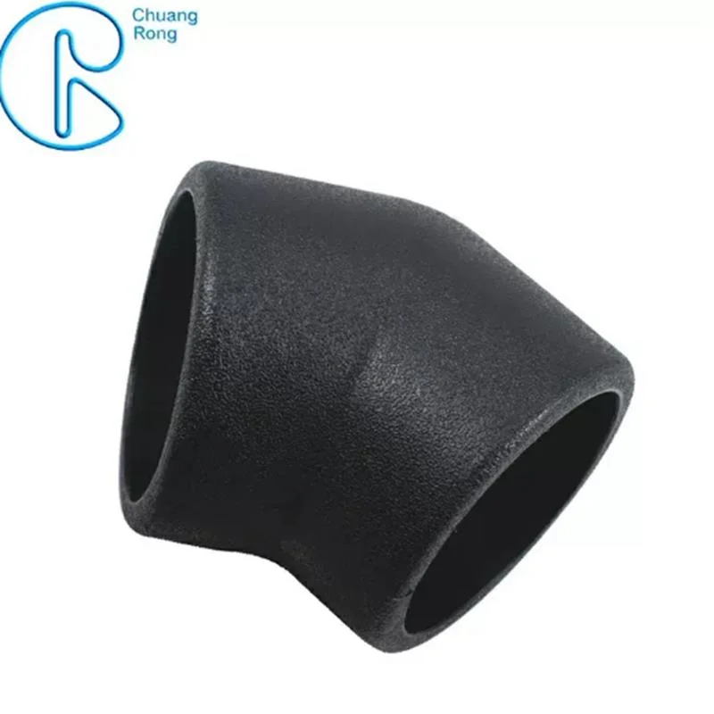 HDPE Black Socket Elbow 45 Degree Fast Pipe Fitting Elbow