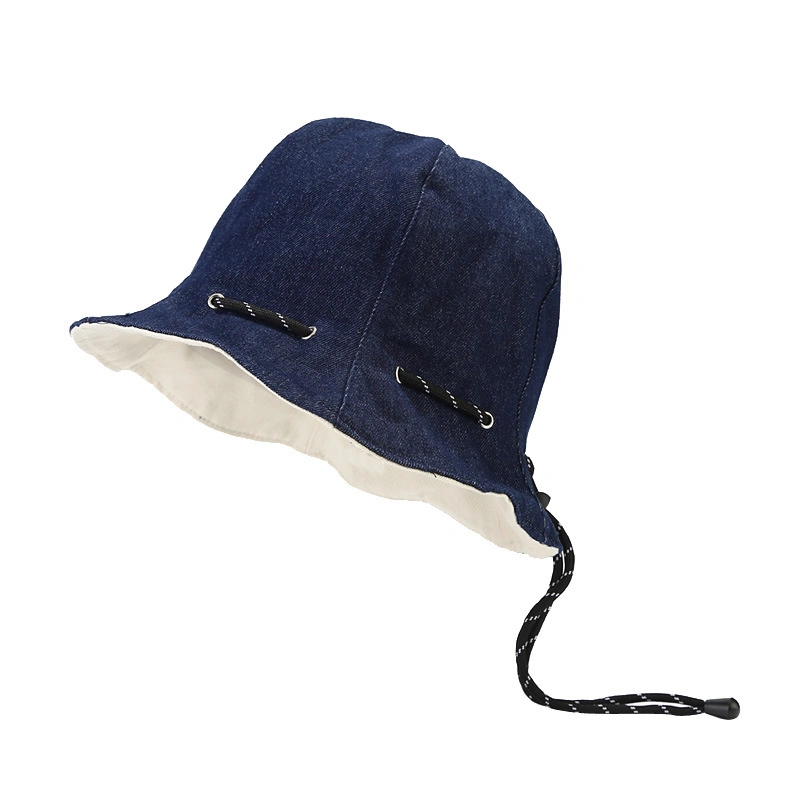 Foldable Crossbody Bag Sunshade Fisherman Hat with Solid Color