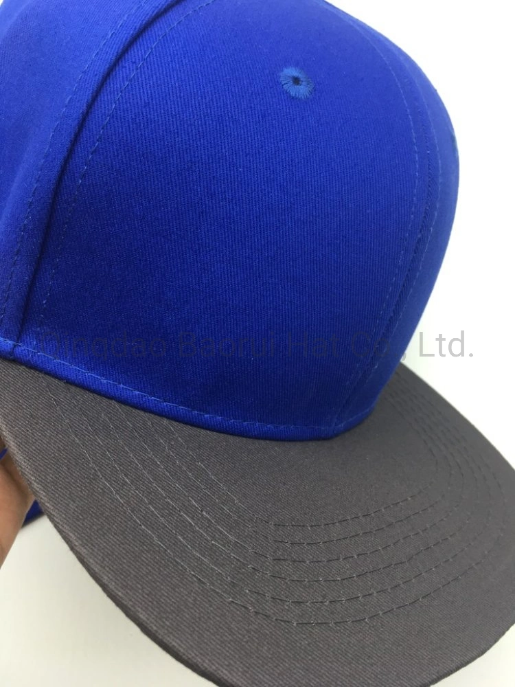 Wholesale 100% Cotton Snapback Caps Sport Hat Flat Visor