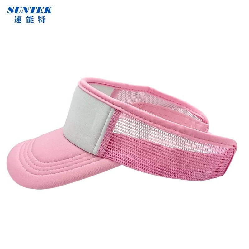 Custom Sublimation Polyester Sun Visor Golft Hat for Adult