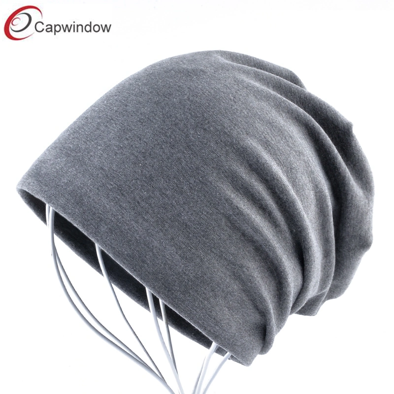 Pocket Spring and Autumn Turban Beanie Hats for Women and Man