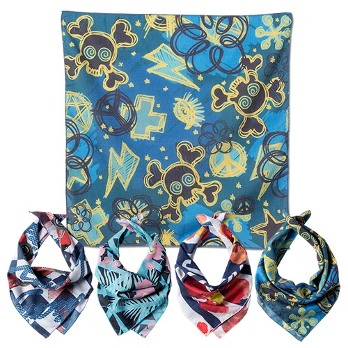 Multifunctional Colors Printed Wholesale Skull Tube Priate Bandanas (J-NF20F19001)