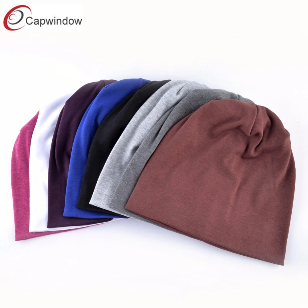 Pocket Spring and Autumn Turban Beanie Hats for Women and Man