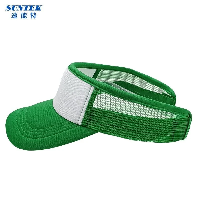 Custom Sublimation Polyester Sun Visor Golft Hat for Adult