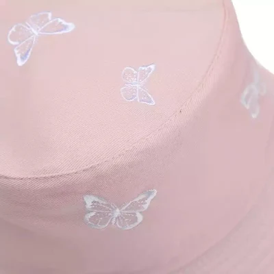 Neu Stickerei Fisherman Hut Männer Frauen Reversible Eimer Hut