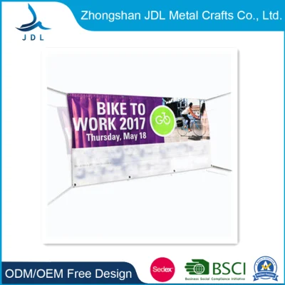 Gute Qualität Lampe-Box Stoff Fabrik Preis Digitaldruck Garten Zu Fuß Werbung Beachfage Rot und Weiß kariertes Vinyl Backlit Bi Banner