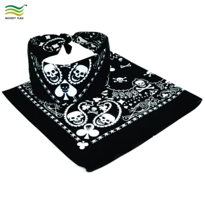 Benutzerdefinierte Druck Vollfarbe Polyester Seide Satin Square Stirnband Bandanas (M-NF20F19017)