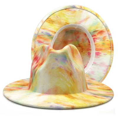 Fedora-Hut In 2 Tone Tie Dye