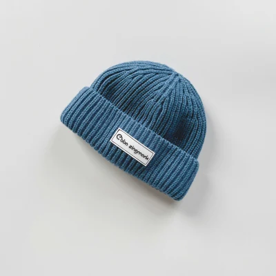 Gestrickte Baumwolle Winter Design Snapback Eimer Großhandel Baby Kinder Hut