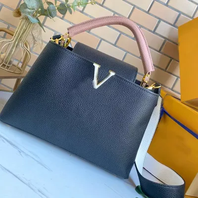 Zonxan Fashion Copy Bag PU Leder Damen Kette Schnalle Leder Tasche Damen Luxus Handbagiv Handtasche Handtasche Designer Tasche Fourth Handtasche