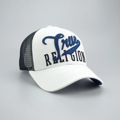 Hochwertige Applikation Stickerei Baumwolle Snapback Baseball Hut Trucker Cap