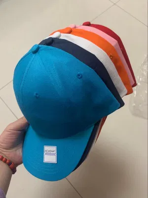 6 Panels Hochwertige Curve Brim Personalisieren Logo Plain Snapback Kappe Einfarbige Baseball Kappe Einfarbige Kappen