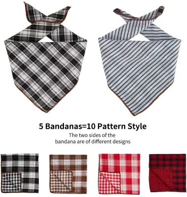 Hanyang OEM Haustier Zubehör Haustier Produkt Whoesale Custom OEM Custom Pet Dog Bandana Pet Lätzchen Reversible Hund Bandana