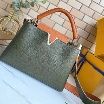 Zonxan Fashion Copy Bag PU Leder Damen Kette Schnalle Leder Tasche Damen Luxus Handbagiv Handtasche Handtasche Designer Tasche Fourth Handtasche