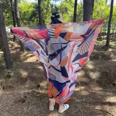 Bandana Custom Printing Schal Mit Kopftuch Aus Seide