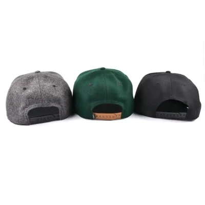Hochwertige 100% Baumwolle Strukturiert Unstrukturiert 6 Panel Custom Stickerei Logo Herren Caps Flache Krempe Hüte Snapback Caps