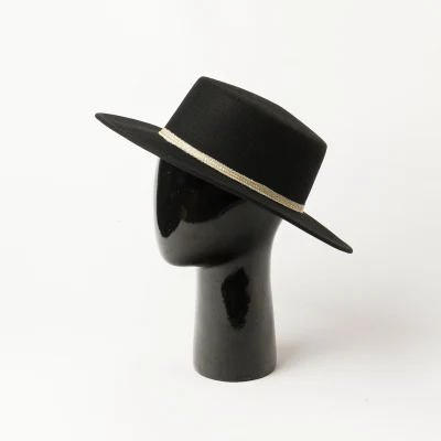 Mode Wolle Polyester Filz Fedora Hut