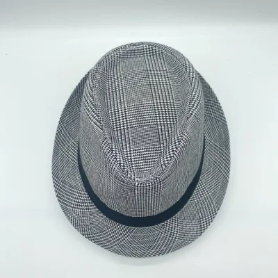 Fabrik Großhandel Hochwertige Winter Custom Filzhut, Design Ihre Eigenen Weiblichen Flache Krempe Wolle Fedora Hüte